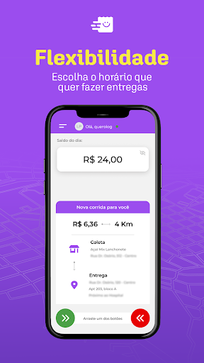 Android application QueroLog screenshort