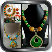 New Silk Thread Jewelery Necklace Earring Bracelet  Icon