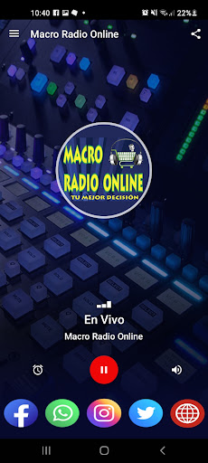 Macro Radio Online Screen 3