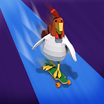 Cover Image of Download Chicken Road Run 3D - Endless  APK