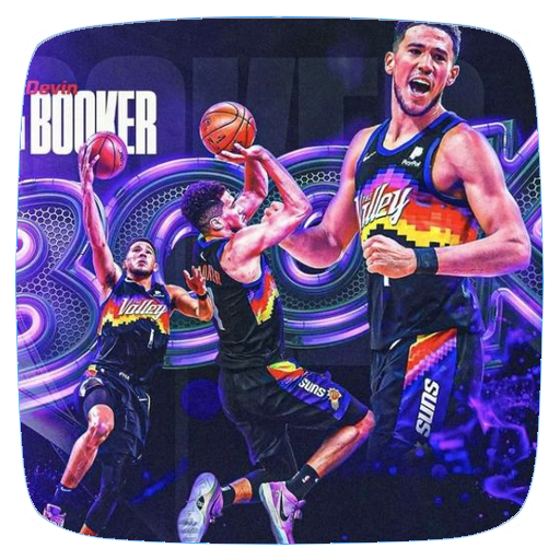 Download Black Basketball Devin Booker Wallpaper
