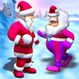 Santa Claus-Playing Snowballs icon