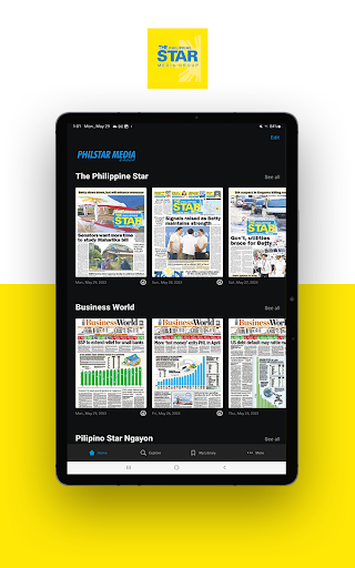 Android application Philstar Media Group screenshort