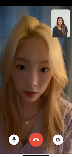 SNSD Call - Fake Video Call Screen 2