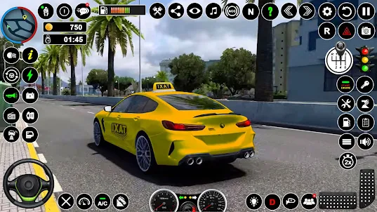 Майами Такси 3D: Такси Игры