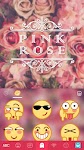 screenshot of Pink Rose Keyboard - rose keyb