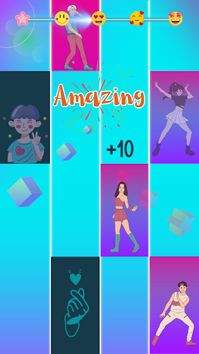 NewJeans Piano Game Screen 2