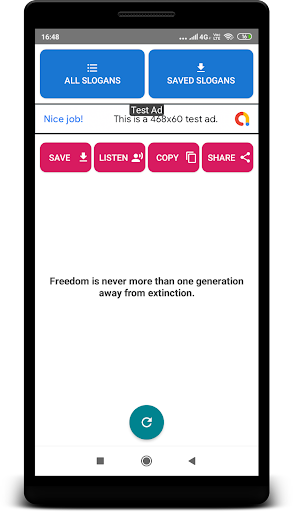 Slogans In English Screen 3