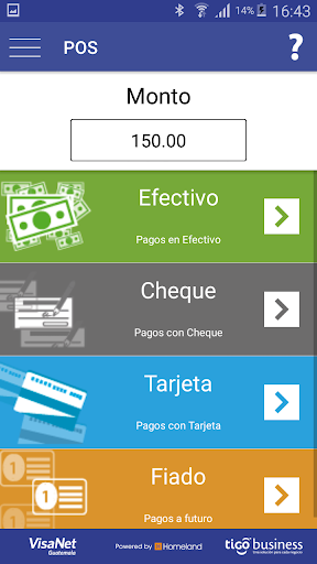 Tigo POS Screen 3