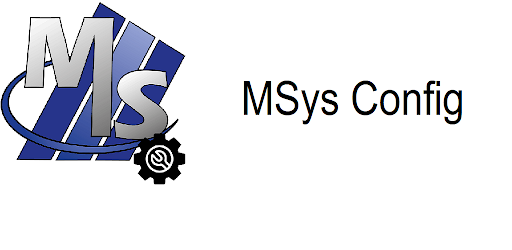 MSys Config Screen 2