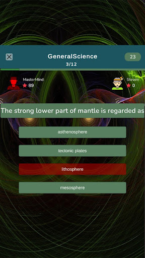 General Science Knowledge Test Screen 3