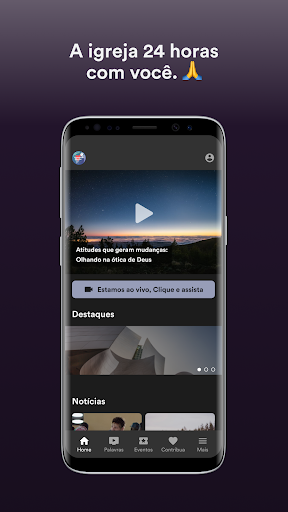 Android application Horebe Church screenshort