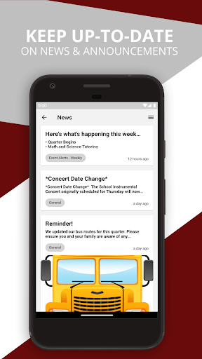 Android application Albany Upper Elementary screenshort