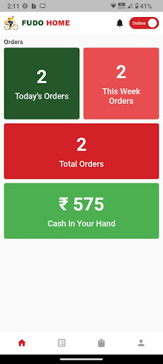 FudoHome Delivery Screen 3