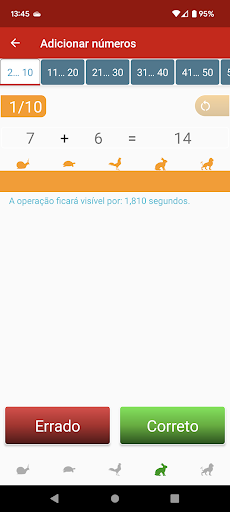 Visualização do aplicativo