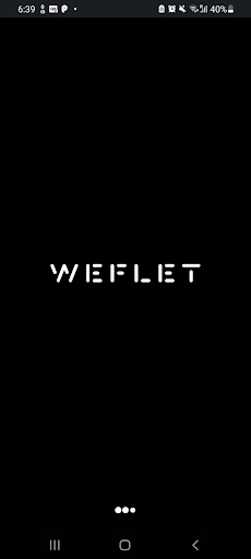 Android application Weflet Driver screenshort