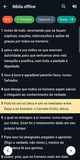 Bíblia Sagrada offline Screen 2