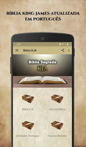 Android application Bíblia King James KJA screenshort