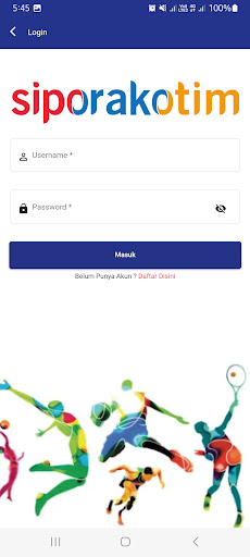 Android application SIPORAKOTIM screenshort