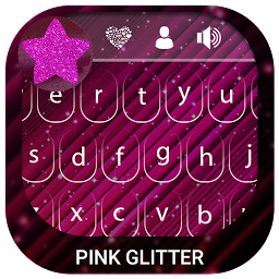 Icon image Pink Glitter Keyboard