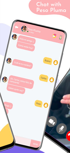 Peso Pluma Video Call - Chat Screen 2