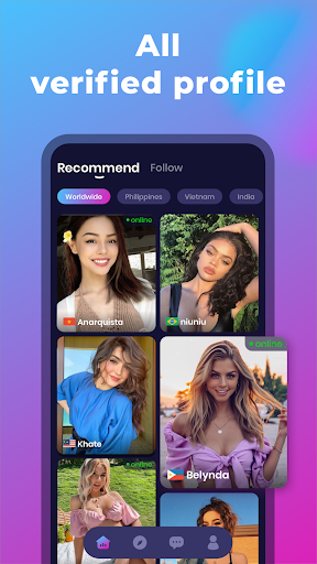 Android application Aloha Chat-Video Chat App screenshort