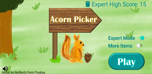 Android application Acorn Picker screenshort