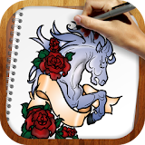 Draw Tаttoo Old School icon