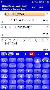 Complex Number & Matrix Calc Screenshot