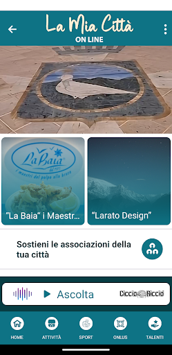 Android application La mia città online screenshort