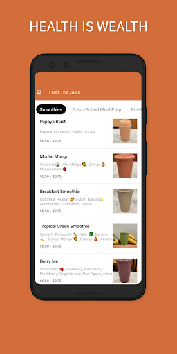 Android application I Got The Juice screenshort