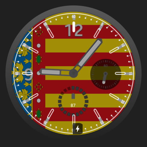 Esfera bandera de Valencia logo