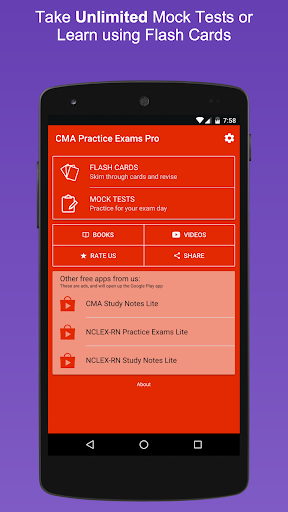 Android application Certified Medical Assistant Pr screenshort