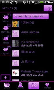 GO Contacts EX Black & Purple(圖4)-速報App
