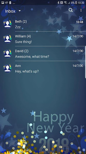 Screenshot of Next SMS Happy New year 2018 s