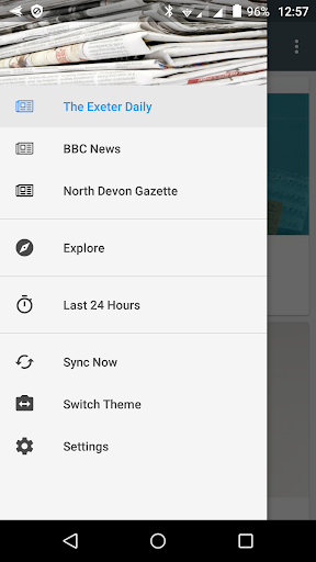 Android application Exeter local news screenshort