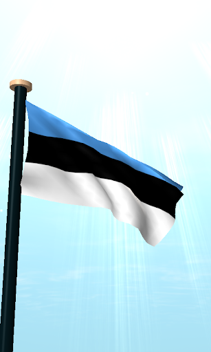 Estonia Flag 3D Live Wallpaper Screen 2