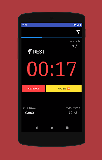 Tabata Workout Timer Screen 3