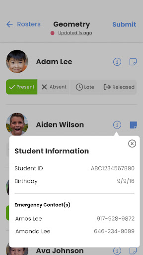 NYCPS - Attendance Mobile Screen 3