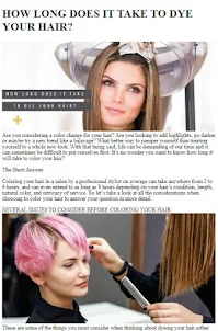 How to Color Your Hair