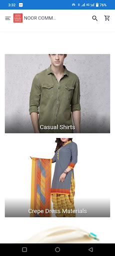 Android application NOOR ONLINE SHOPING APP screenshort