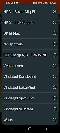 Elspotpris Screen 2