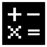 Retro game style calculator icon