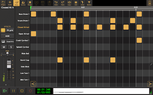 Screenshot of Audio Evolution Mobile TRIAL