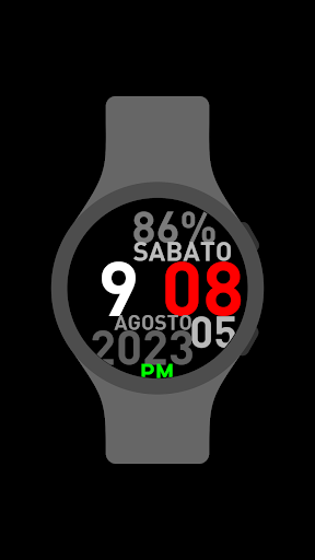 Huge Italian Watch Face