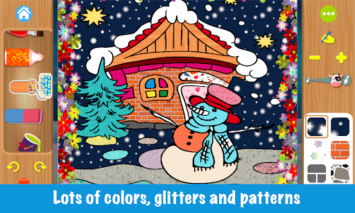 Christmas Coloring Screen 2