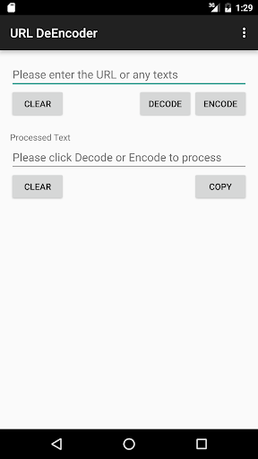 Android application URL DeEncoder (Paid) screenshort
