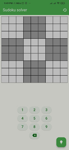 Sudoku Solver Screen 3