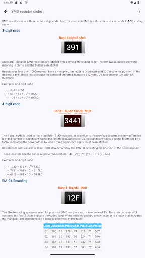 Electronic Component Codes Pro screenshot 23
