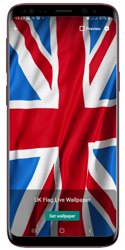 UK Flag Live Wallpaper Screen 2